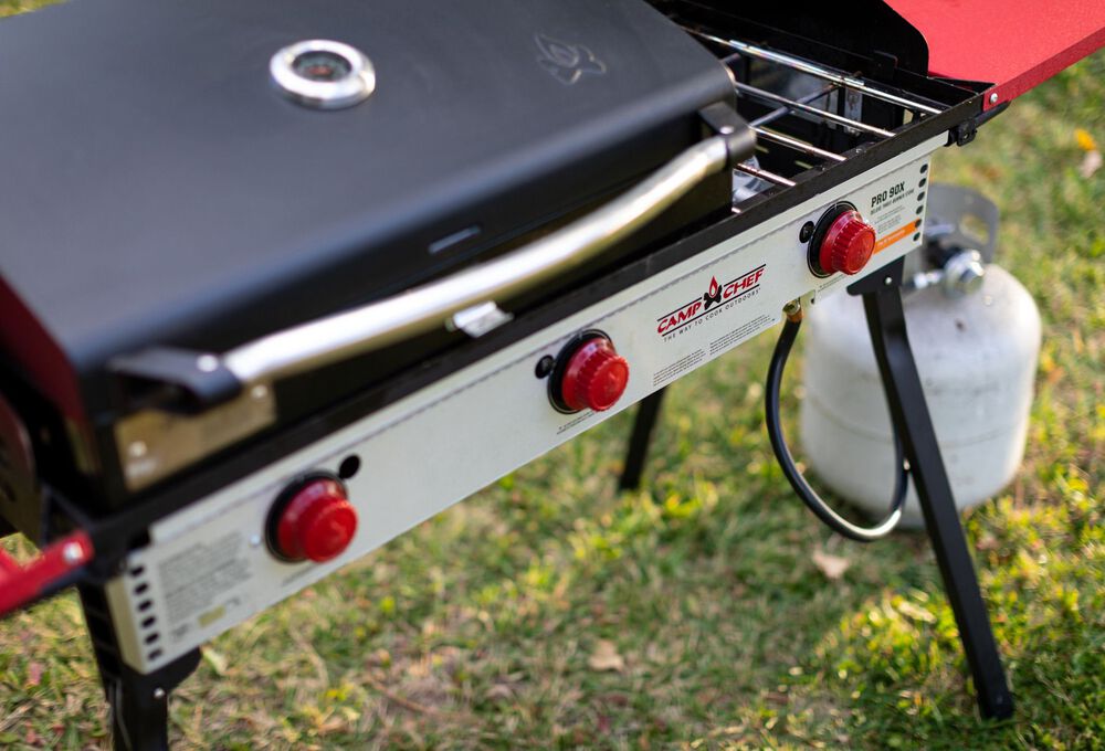 Covers 2-burners on 16-inch Cooking Systems